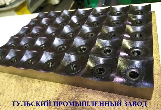 Производство ножей для шредера 40 40 24мм с резьбой М12. Ножи корончатого типа